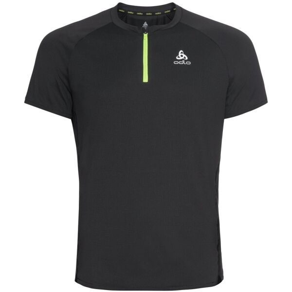 Odlo Odlo AXALP TRAIL T-SHIRT CREW NECK S/S 1/2 ZIP Muška majica, crna, veličina