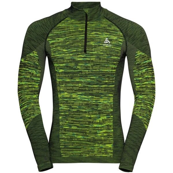 Odlo Odlo BL TOP HALF ZIP BLACKCOMB ECO Muška funkcionalna majica, zelena, veličina