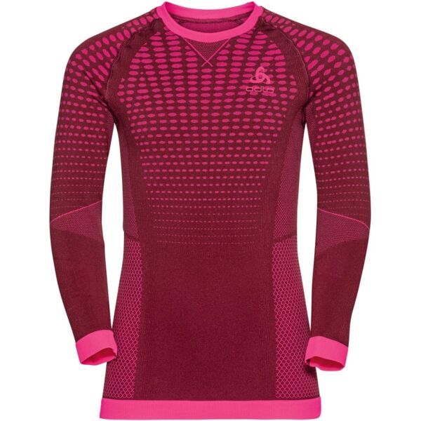 Odlo Odlo BL TOP PERFORMANCE WARM KID Dječja funkcionalna majica, ružičasta, veličina