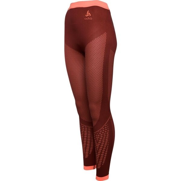 Odlo Odlo PERFORMANCE WARM Dječje funkcijske hlače, boja vina, veličina