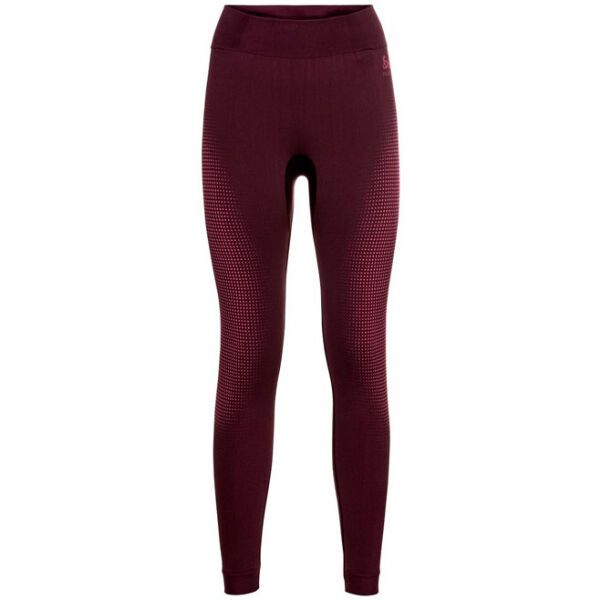 Odlo Odlo PERFORMANCE WARM ECO Ženske funkcionalne hlače, boja vina, veličina