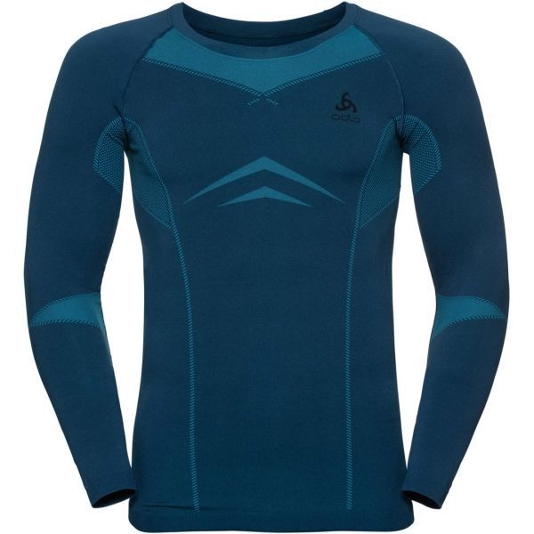 Odlo Odlo SUW MEN'S TOP L/S CREW NECK PERFORMANCE EVOLUTION WARM Muška majica, plava, veličina