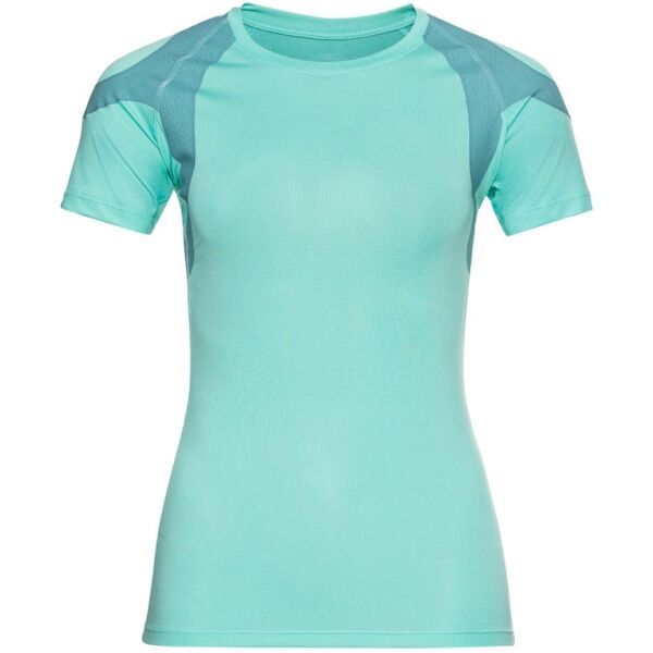 Odlo Odlo W CREW NECK S/S ACTIVESPINE Ženska majica za trčanje, tirkiz, veličina