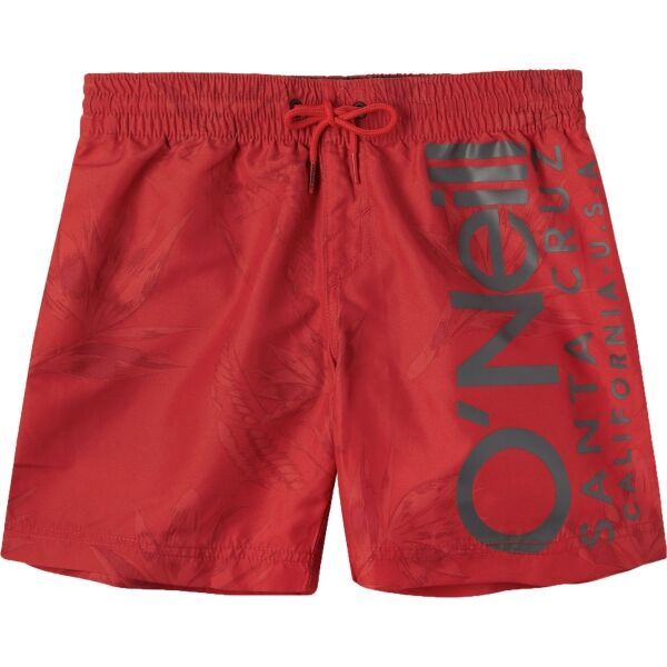 O'Neill O'Neill CALI FLORAL SHORTS Kupaće gaće za dječake, crvena, veličina