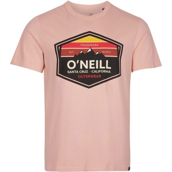 O'Neill O'Neill MTN HORIZON T-SHIRT Muška majica, ružičasta, veličina