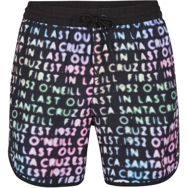 O'Neill O'Neill SCALLOP NEON 16'' SWIM SHORTS Muške kupaće gaće, crna, veličina