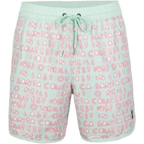 O'Neill O'Neill SCALLOP NEON 16'' SWIM SHORTS Muške kupaće gaće, svijetlo zelena, veličina