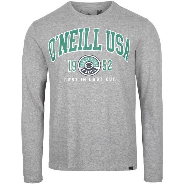 O'Neill O'Neill STATE L/SLV T-SHIRT Muška majica dugih rukava, siva, veličina