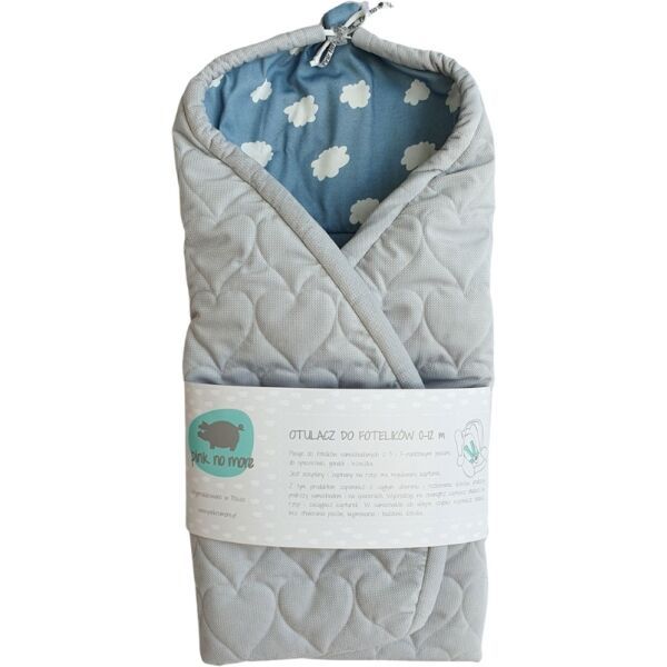 PINK NO MORE PINK NO MORE WRAP BLANKET Deka za umatanje, siva, veličina