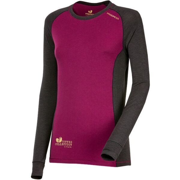 PROGRESS PROGRESS CC NDRZ Ženska funkcionalna majica dugih rukava, boja vina, veličina