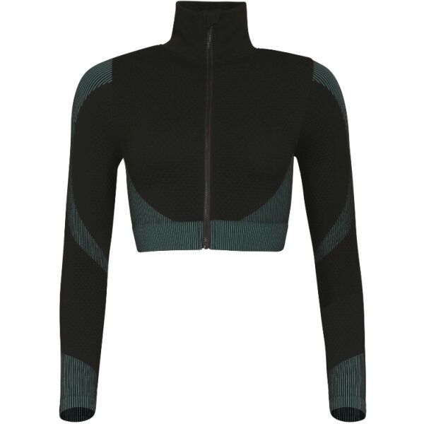 PROGRESS PROGRESS GEMA CROP LS SML Ženska sportska majica, crna, veličina