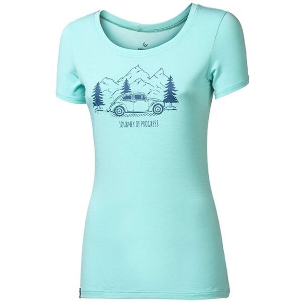 PROGRESS PROGRESS LIBERTA BEETLE Ženska majica kratkih rukava od bambusa, svjetlo plava, veličina