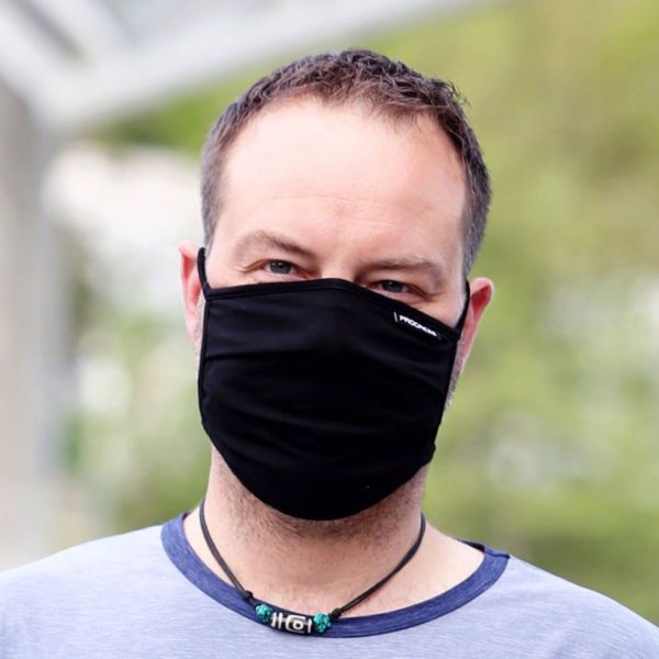 PROGRESS PROGRESS MASKA LITE Bambusova maska, crna, veličina