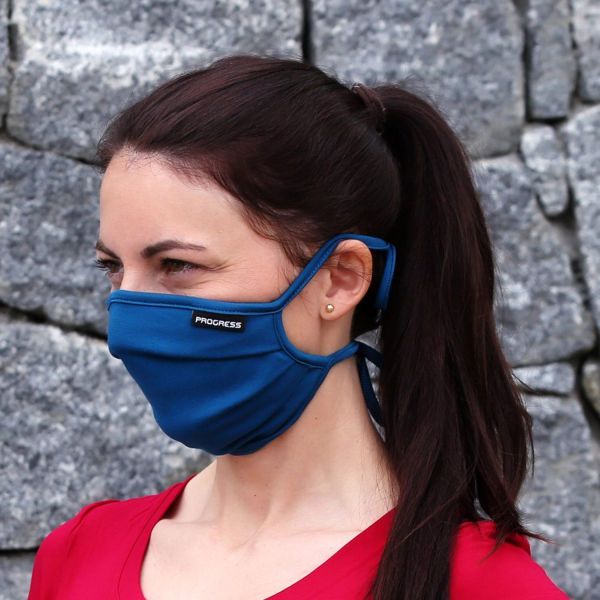 PROGRESS PROGRESS MASKA LITE Bambusova maska, plava, veličina
