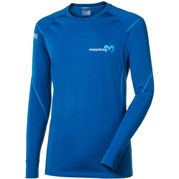 PROGRESS PROGRESS MERINO LS-B Dječačka funkcionalna Merino majica, plava, veličina