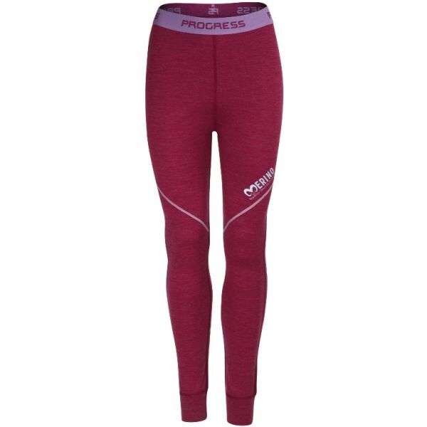 PROGRESS PROGRESS MERINO LT Žensko funkcionalno donje rublje, boja vina, veličina
