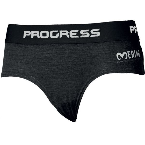 PROGRESS PROGRESS MRN HIPSTER Ženske funkcionalne merino gaćice, crna, veličina
