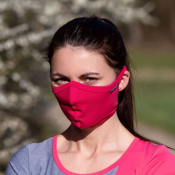 PROGRESS PROGRESS ROUŠKA TVAROVANÁ Oblikovana maska, ružičasta, veličina