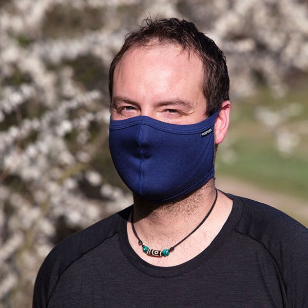 PROGRESS PROGRESS ROUŠKA TVAROVANÁ Oblikovana maska, tamno plava, veličina