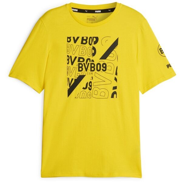Puma Puma BVB FTBLCORE GRAPHIC TEE Muška majica kratkih rukava, žuta, veličina