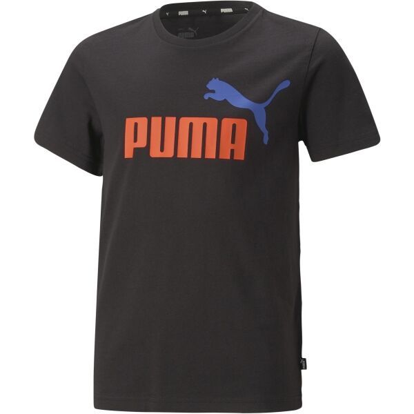 Puma Puma ESS + 2 COL LOGO TEE Majica za dječake, crna, veličina