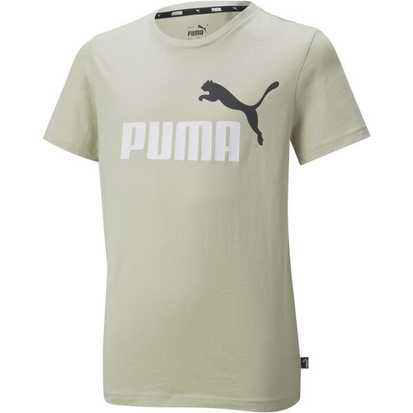 Puma Puma ESS + 2 COL LOGO TEE Majica za dječake, khaki, veličina