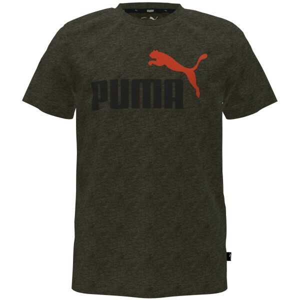 Puma Puma ESS + 2 COL LOGO TEE Majica za dječake, khaki, veličina