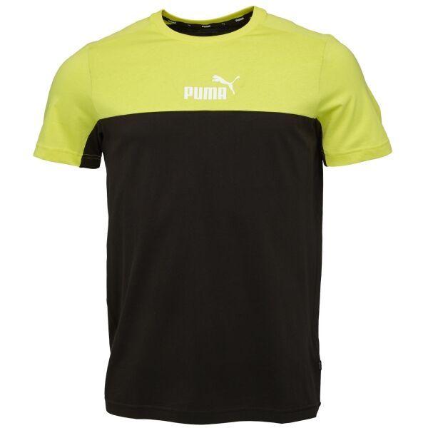 Puma Puma ESS + BLOCK TEE Muška majica, žuta, veličina