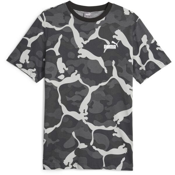 Puma Puma ESS + CAMO AOP TEE Muška majica, tamno siva, veličina