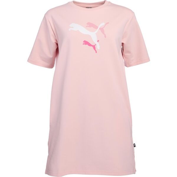 Puma Puma ESS+ LOGO POWER TEE DRESS TR Ženska haljina, ružičasta, veličina
