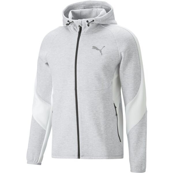 Puma Puma EVOSTRIPE FULL-ZIP HOODIE DK Muška sportska dukserica, siva, veličina