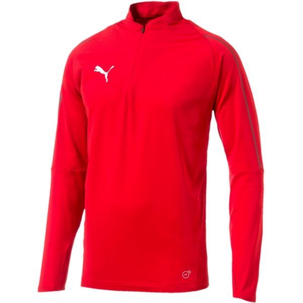 Puma Puma FINAL TRAINING 1/4 ZIP TOP Muška sportska majica, crvena, veličina