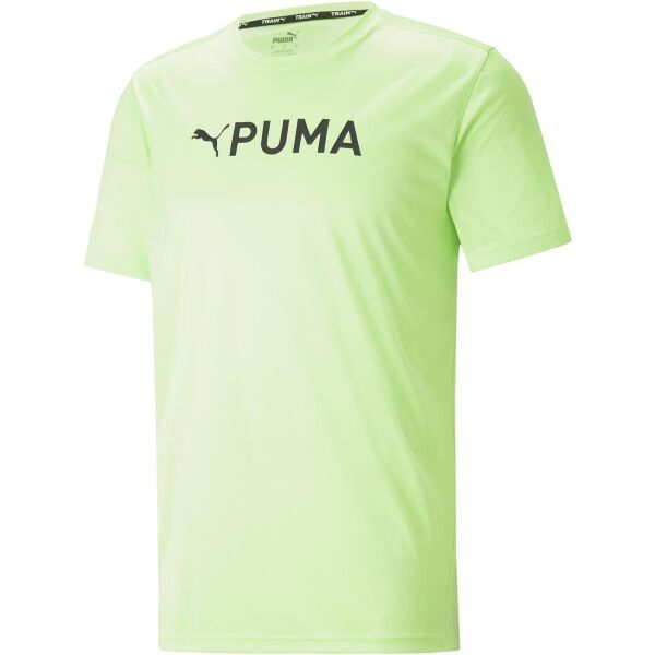 Puma Puma FIT LOGO TEE - CF GRAPHIC Muška sportska majica, svijetlo zelena, veličina