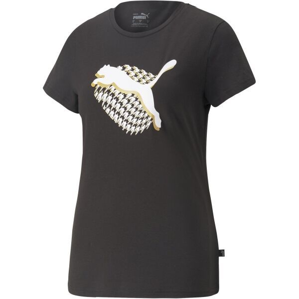 Puma Puma GRAPHIC HOUND STOOTH TEE Ženska majica, crna, veličina