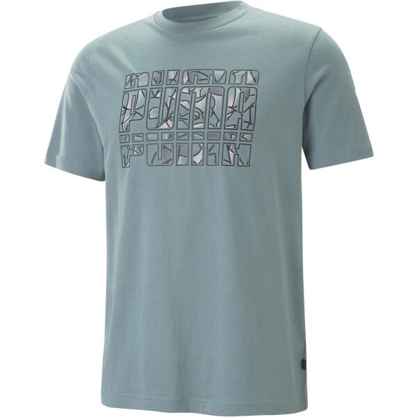 Puma Puma GRAPHICS SUMMER TEE Muška majica, siva, veličina