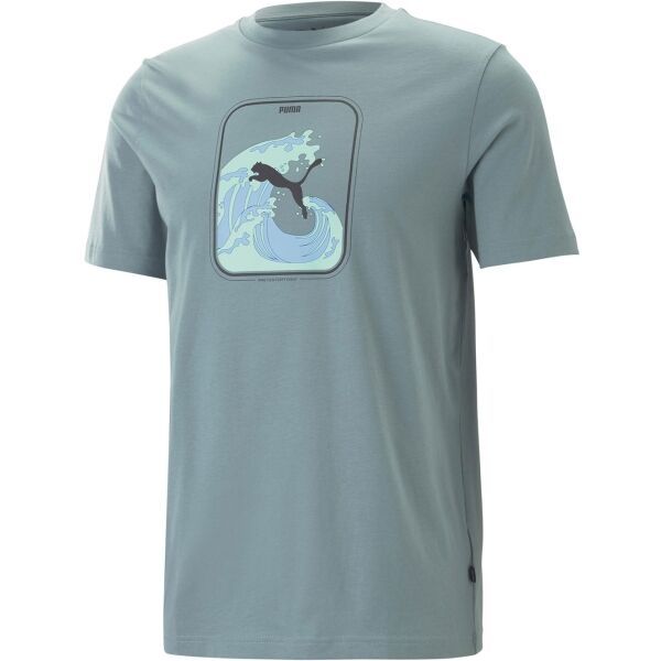 Puma Puma GRAPHICS WAVE TEE Muška majica, zelena, veličina