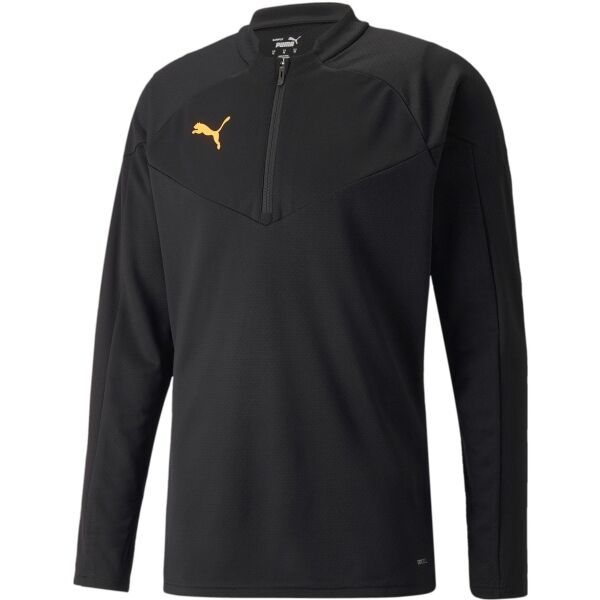 Puma Puma INDIVIDUALFINAL 1/4 ZIP TRAINING TOP Muška nogometna dukserica, crna, veličina