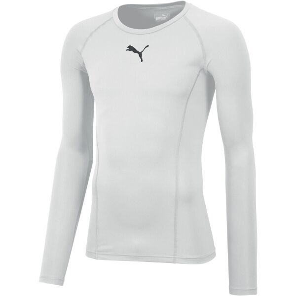 Puma Puma LIGA BASELAYER TEE LS JR Dječačka majica, bijela, veličina