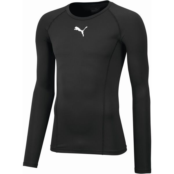 Puma Puma LIGA BASELAYER TEE LS JR Dječačka majica, crna, veličina