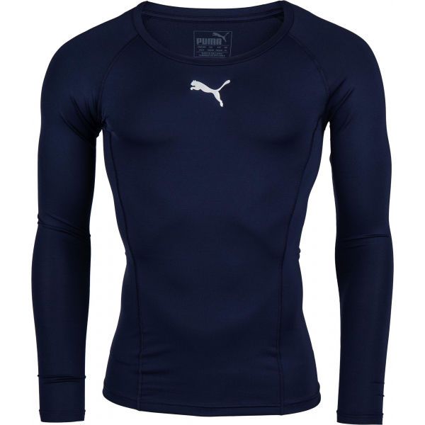 Puma Puma LIGA BASELAYER TEE LS Muška funkcionalna majica, tamno plava, veličina