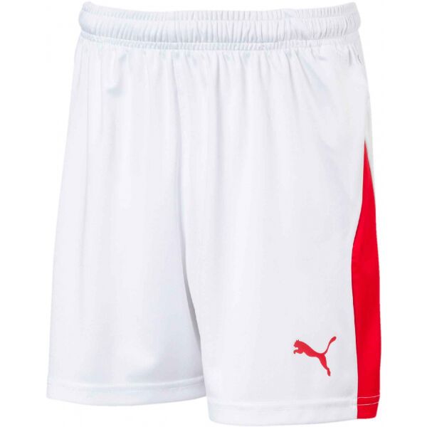 Puma Puma LIGA SHORTS WITH BRIEF JR Dječačke nogometne kratke hlače, bijela, veličina