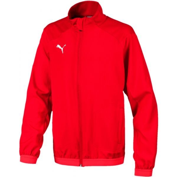 Puma Puma LIGA SIDELINE JACKET JR Dječačka sportska jakna, crvena, veličina