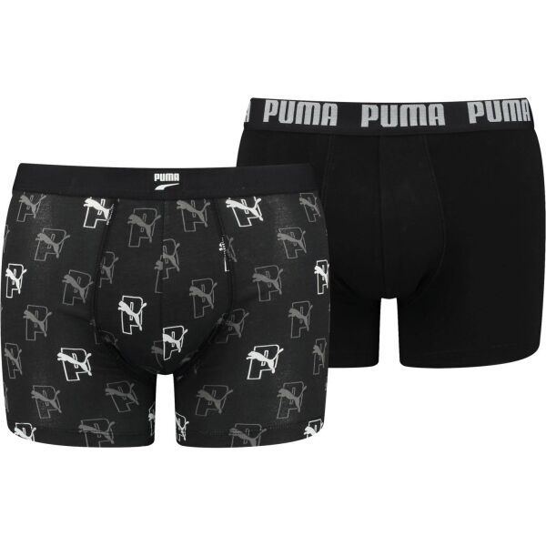 Puma Puma MEN AOP BOXER 2P Muške bokserice, crna, veličina