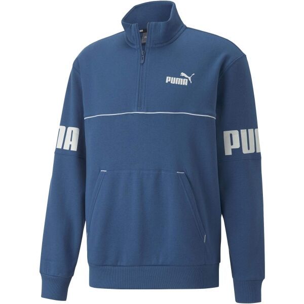 Puma Puma POWER COLORBLOCK HALF ZIP FL Muška majica, plava, veličina