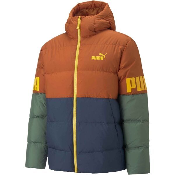 Puma Puma POWER HOODED DOWN PUFFER Muška jakna puferica, zelena, veličina