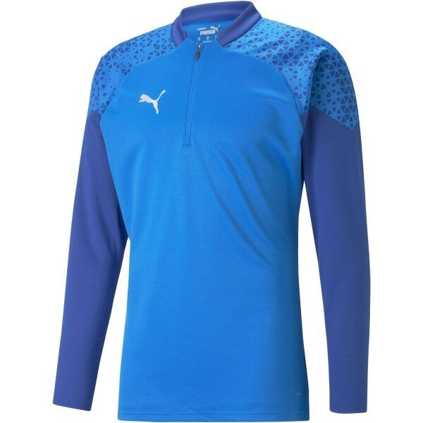 Puma Puma TEAMCUP TRAINING 1/4 ZIP TOP Muška sportska majica, plava, veličina