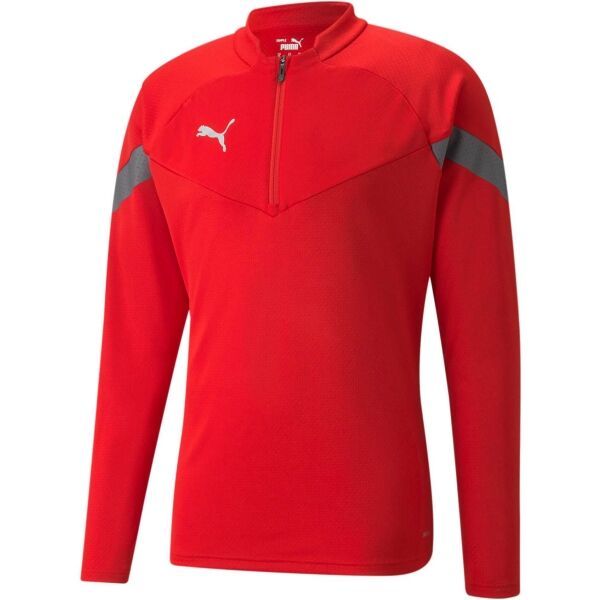 Puma Puma TEAMFINAL TRAINING 1/4 ZIP TOP Muška sportska majica dugih rukava, crvena, veličina