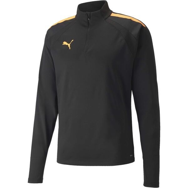 Puma Puma TEAMLIGA 1/4 ZIP TOP Muška majica za nogomet, crna, veličina