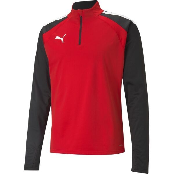 Puma Puma TEAMLIGA 1/4 ZIP TOP Muška majica za nogomet, crvena, veličina