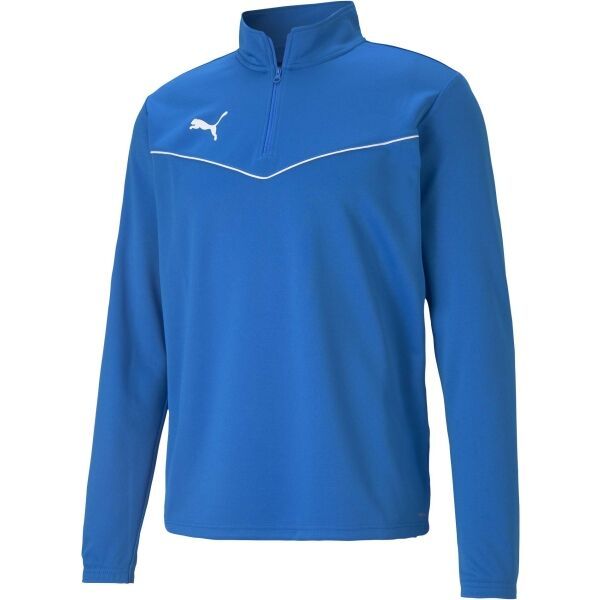 Puma Puma TEAMRISE 1 4 ZIP TOP Muška majica s patentnim zatvaračem, plava, veličina